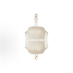 DIOR Toujours letter D button clasp single-shoulder crossbody bag, small size for women, cream white