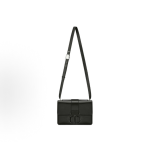 DIOR 30 Montaigne Montaigne series letter Logo bag, lid-opening box bag, single-shoulder crossbody bag for women, black
