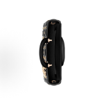 DIOR Lady D-Joy detachable and adjustable shoulder strap butterfly rivet-decorated Princess bag, single-shoulder crossbody handbag, medium size for women, black