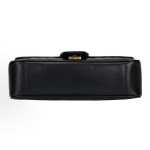 GUCCI GG Marmont gold Logo distressed quilted chain bag crossbody single-shoulder bag, small size for women, black