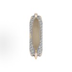 DIOR 30 Montaigne Gold finish metal CD logo single-shoulder bag Mini Women\'s denim blue with beige