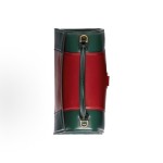 GUCCI x Balenciaga collaboration The Hacker Project Gold buckle color hourglass bag, single-shoulder crossbody handbag, unisex couple style, red and green