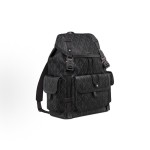 DIOR CD Diamond logo nylon jacquard diamond-shaped backpack backpack, large men\'s black