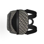 DIOR Rider series classic monogram embroidered backpack for men, beige black