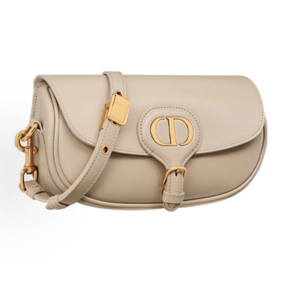 DIOR Bobby detachable and adjustable shoulder strap magnetic buckle CD buckle handbag, single-shoulder bag crossbody bag, regular women\'s style, natural color