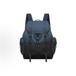 DIOR Hit The Road gradient color, iconic classic pattern embossed aluminum CD, mini flip cover backpack, unisex couple style, blue and black