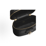 DIOR brand logo handbag for women in black