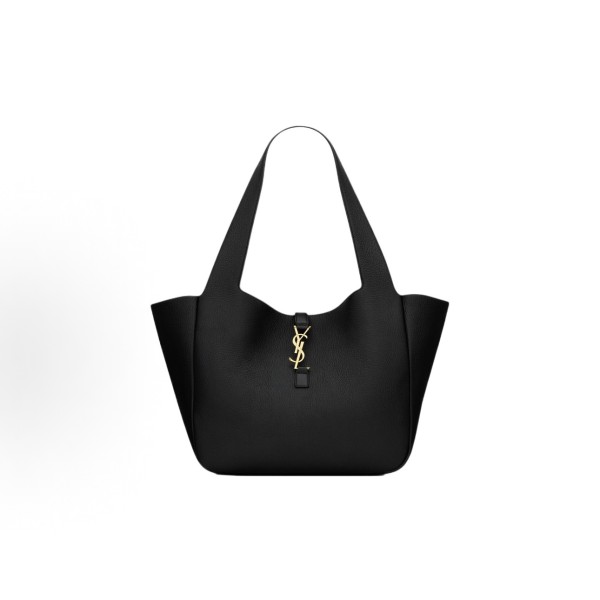 SAINT LAURENT YSL Le 5 A 7 loop closure Brand logo BEA grainy leather handbag Tote Bag Tote Bag Shopping Bag Shoulder bag