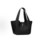 SAINT LAURENT YSL Le 5 A 7 loop closure Brand logo BEA grainy leather handbag Tote Bag Tote Bag Shopping Bag Shoulder bag