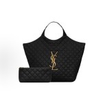 SAINT LAURENT YSL weaving elements care Maxi Triangular Buns, mother bag, vegetable basket, Tote bag, Tote bag, shopping bag, single-shoulder handbag, large size