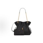 SAINT LAURENT YSL Jamie Small lucky bag, Metal logo chain shoulder strap, Tote bag, shopping bag, hand-held shoulder bag, small size, black