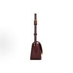 SAINT LAURENT YSL SOLFERINO shoulder bag Medium size Cabernet Sauvignon red