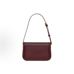 SAINT LAURENT YSL SOLFERINO shoulder bag Medium size Cabernet Sauvignon red