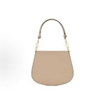 SAINT LAURENT YSL Nolan golden metal letter Logo magnetic seal calfskin hand-held shoulder bag for women