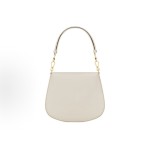 SAINT LAURENT YSL Nolan golden metal letter Logo magnetic seal calfskin hand-held shoulder bag for women