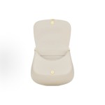 SAINT LAURENT YSL Nolan golden metal letter Logo magnetic seal calfskin hand-held shoulder bag for women