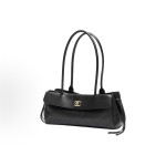 CHANEL 26S Gold label Double C Logo single-shoulder bag