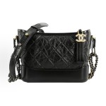 CHANEL Gabrielle 19A single-shoulder crossbody bag, small black