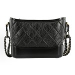 CHANEL Gabrielle 19A single-shoulder crossbody bag, small black