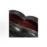CHANEL leather chain gold buckle chain diamond-shaped heart bag, heart bag, crossbody single-shoulder bag, mini black