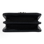 CHANEL 22SS Spring/Summer collection Enamel handle flip cover silver buckle diamond-shaped single-shoulder crossbody handbag mini black