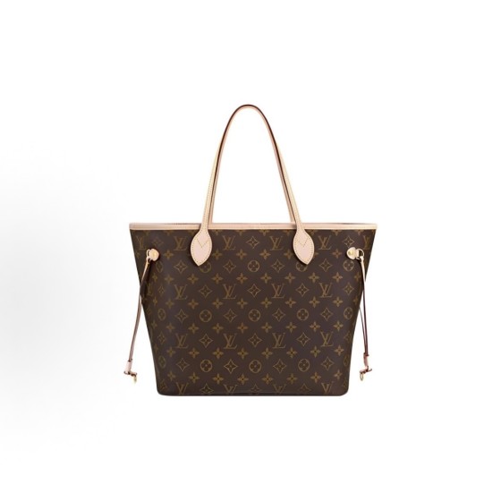 LOUIS VUITTON LV NEVERFULL MM mother-and-child bag brown light brown