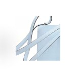 HERMES Constance 19 silver buckle crossbody single-shoulder bag in Haze blue