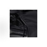 PRADA soft lux series Short handle leather shoulder bag medium size for women, black