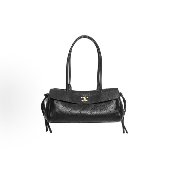 CHANEL 26S Gold label Double C Logo single-shoulder bag