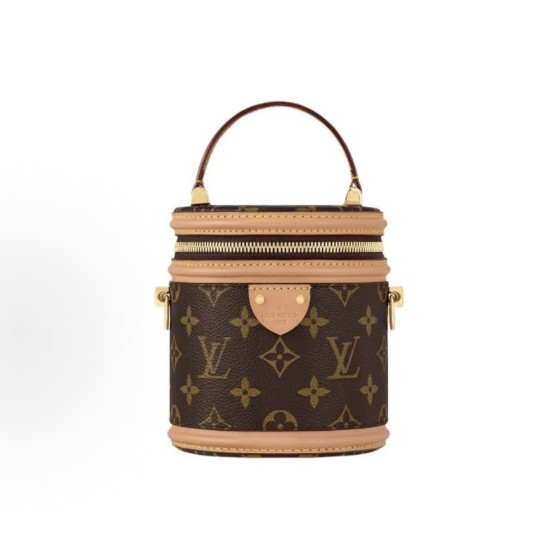 LOUIS VUITTON Cannes bucket bag in super mini brown