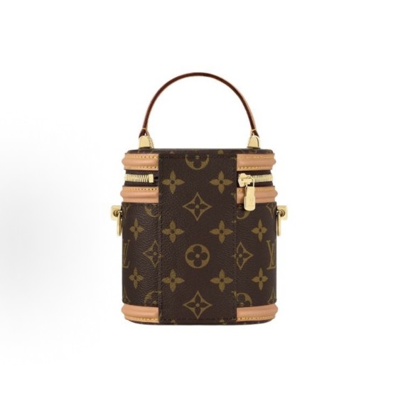 LOUIS VUITTON Cannes bucket bag in super mini brown