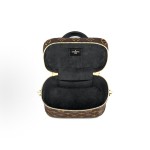 LOUIS VUITTON Vanity Versatile portable makeup Bag and toiletry bag, small size, brownish