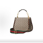 GUCCI Blondie single-shoulder crossbody handbag, medium size for women in brown