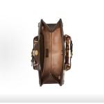 GUCCI Diana shopping bag, single-shoulder crossbody handbag, small size, unisex couple style, brown and beige