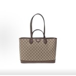 GUCCI Ophidia Tote bag, shopping bag, handbag, medium size for women, brown