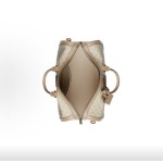 GUCCI Savoy adjustable and detachable shoulder strap single-shoulder crossbody handbag, men\'s travel bag, beige with wine red