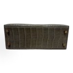 HERMES Kelly 25 Gold buckle Kelly Bag single-shoulder handbag 25 Women 81 Gris Tourterelle Grey