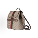 GUCCI Ophidia hardware accessories backpack medium-sized for women in beige and brown