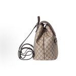 GUCCI Ophidia hardware accessories backpack medium-sized for women in beige and brown