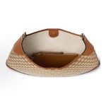 GUCCI Body Detachable and adjustable shoulder strap magnetic clasp opening and closing Original single-shoulder handbag, medium size for women, beige and dark brown