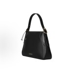 GUCCI GG Emblem adjustable shoulder strap zipper opening and closing hand-held shoulder bag for women, large size, black