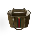 GUCCI Ophidia brand logo, classic Tote bag, shopping bag, shoulder bag, medium size for women, dark green