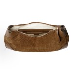 GUCCI Body detachable hook buckle top handle zipper opening shoulder bag, medium size for women, brown