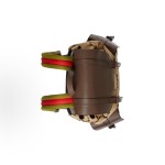 GUCCI Jumbo Super Double G large monogram Logo large capacity schoolbag Backpack Backpack Backpack for both men and women, couple style, ebony color, camel color and brown