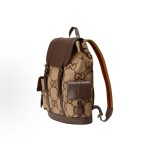 GUCCI Jumbo Super Double G large monogram Logo large capacity schoolbag Backpack Backpack Backpack for both men and women, couple style, ebony color, camel color and brown