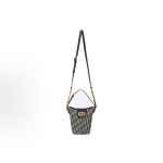 DIOR 30 Montaigne detachable and adjustable chain shoulder strap flip lid open bucket bag, bill of lading shoulder bag, mini women\'s Edition, blue