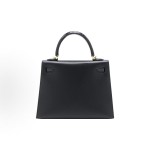 HERMES Kelly 25 Gold buckle Touch Kelly Bag single-shoulder handbag 25 Women\'s black style
