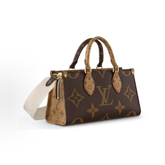 LOUIS VUITTON ONTHEGO East-West classic full-print jungle bag single-shoulder handbag in brown