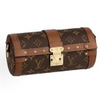 LOUIS VUITTON Papillon Trunk Monogram chain S-lock lock underarm bag Handbag Shoulder Bag Crossbody bag brown