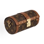 LOUIS VUITTON Papillon Trunk Monogram chain S-lock lock underarm bag Handbag Shoulder Bag Crossbody bag brown